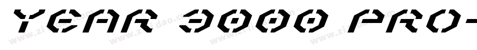 Year 3000 Pro字体转换